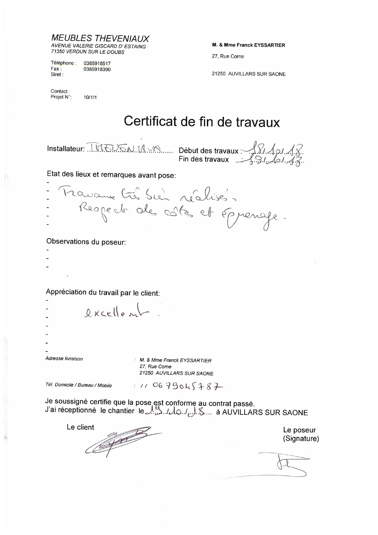 MEUBLES THEVENIAUX Cuisines KOCHER